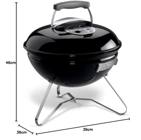 Weber Smokey Joe Grill Węglowy, Czarny, 37 cm Weber Smokey Joe Grill Węglowy, Czarny, 37 cm