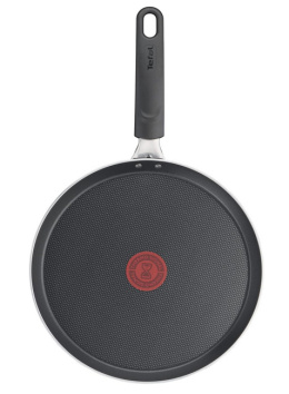 TEFAL B56410AZ Patelnia do Naleśników 25 cm, Nieprzywierająca Powłoka, Thermo-Signal, Czarna