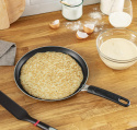 TEFAL B56410AZ Patelnia do Naleśników 25 cm, Nieprzywierająca Powłoka, Thermo-Signal, Czarna