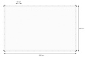 ECD Germany Plandeka z Oczkami 4x6 m 24m² 260g/m² Biała, Wodoodporna, Odporna na Pleśń i Rozdarcia