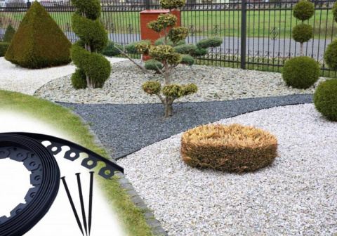 Czarne Obrzeże Ogrodowe 55 mm + Kotwice, 10 m – Elastyczne i Trwałe Czarne Obrzeże Ogrodowe 55 mm + Kotwice, 10 m – Elastyczne i Trwałe