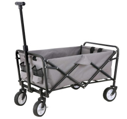 FASports Carromco Składany Wózek Transportowy z Hamulcem Postojowym, do 80 kg, 61 L