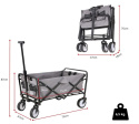 FASports Carromco Składany Wózek Transportowy z Hamulcem Postojowym, do 80 kg, 61 L