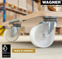 Wózek Transportowy WAGNER MM 1379 - 400 kg, Antypoślizgowy, XXL 80x60 cm