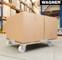 Wózek Transportowy WAGNER MM 1379 - 400 kg, Antypoślizgowy, XXL 80x60 cm