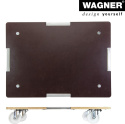 Wózek Transportowy WAGNER MM 1379 - 400 kg, Antypoślizgowy, XXL 80x60 cm