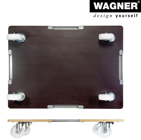 Wózek Transportowy WAGNER MM 1379 - 400 kg, Antypoślizgowy, XXL 80x60 cm Wózek Transportowy WAGNER MM 1379 - 400 kg, Antypoślizgowy, XXL 80x60 cm