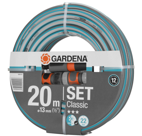 Gardena Classic Wąż 13 mm (1/2"), 20 m – Wytrzymały Wąż Ogrodowy Gardena Classic Wąż 13 mm (1/2"), 20 m – Wytrzymały Wąż Ogrodowy