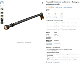 Fiskars CF Pistolet do podlewania 3-funkcyjny, obsługa od przodu