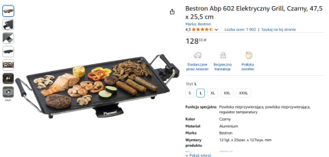 Bestron ABP602 Elektryczny Grill Bestron ABP602 Elektryczny Grill