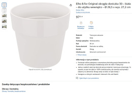 Elho B.for Original – Okrągła Doniczka o Nowoczesnym Designie