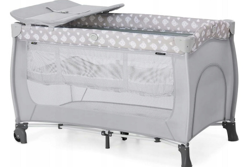 HAUCK Sleep N Play Center – Łóżeczko turystyczne składane 120 x 68,5 cm, szare HAUCK Sleep N Play Center – Łóżeczko turystyczne składane 120 x 68,5 cm, szare