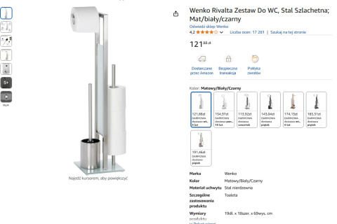 Wenko Rivalta – Zestaw do WC Wenko Rivalta – Zestaw do WC