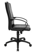 Topstar Premium Point 100 – krzesło obrotowe, czarne, szerokie Topstar Premium Point 100 – krzesło obrotowe, czarne, szerokie