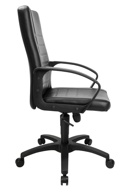 Topstar Premium Point 100 – krzesło obrotowe, czarne, szerokie Topstar Premium Point 100 – krzesło obrotowe, czarne, szerokie