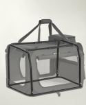 Transporter Feandrea PDC80H dla psów i kotów – składany, tkanina Oxford, XL, 81 x 58 x 58 cm, czarny