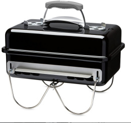 Weber Go-Anywhere Przenośny Grill Węglowy, Czarny, 60 x 38 x 55 cm