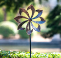 Wiatrak ogrodowy Dahlia 155 cm – metalowa rzeźba dekoracyjna