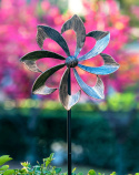 Wiatrak ogrodowy Dahlia 155 cm – metalowa rzeźba dekoracyjna