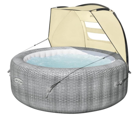 Bestway Lay-Z-Spa – Intex Jacuzzi, 4-osobowy, z funkcją podgrzewania, z pompą, z systemem masażu, okrągły, 196 x 71 cm Bestway Lay-Z-Spa – Intex Jacuzzi, 4-osobowy, z funkcją podgrzewania, z pompą, z systemem masażu, okrągły, 196 x 71 cm