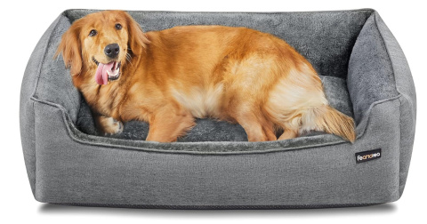 Feandrea XL Legowisko dla Psa – Poduszka z Imitacji Lnu, 110 x 75 cm Feandrea XL Legowisko dla Psa – Poduszka z Imitacji Lnu, 110 x 75 cm