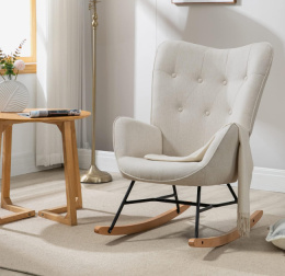 Fotel bujany MEUBLE COSY – elegancja i komfort w skandynawskim stylu
