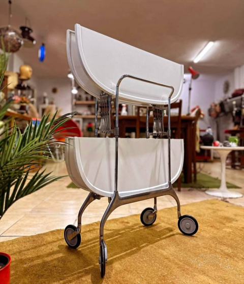 Gastone Wózek White - Kartell wózek gastronomiczny/ barek Gastone Wózek White - Kartell wózek gastronomiczny/ barek