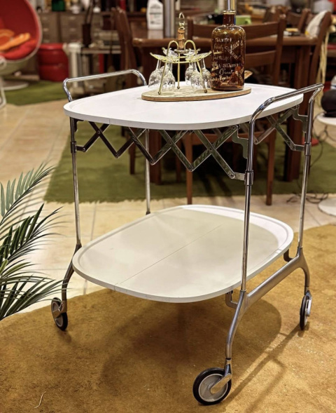 Gastone Wózek White - Kartell wózek gastronomiczny/ barek Gastone Wózek White - Kartell wózek gastronomiczny/ barek