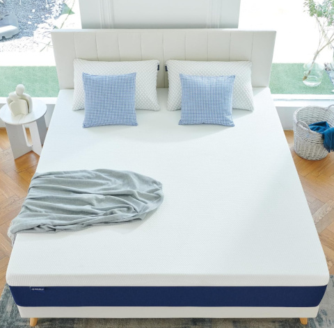 Molblly Materac 90 x 200 cm – Pianka z pamięcią kształtu Molblly Materac 90 x 200 cm – Pianka z pamięcią kształtu