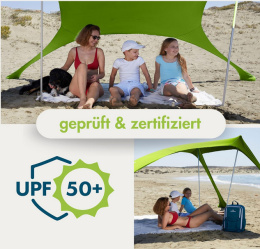 Momevo Sunsail – Namiot plażowy z ochroną UV UPF50+