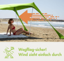 Momevo Sunsail – Namiot plażowy z ochroną UV UPF50+