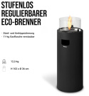 Enders Nova LED L – stylowe palenisko gazowe do ogrodu i tarasu