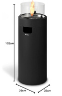 Enders Nova LED L – stylowe palenisko gazowe do ogrodu i tarasu