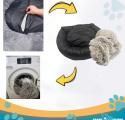 Grand Filippo Fluffy – puszyste legowisko dla psa i kota, 100 cm, ręcznie robione, pranie w pralce