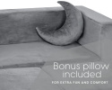 Milliard Kids Couch – Modułowa Sofa dla Dzieci (Szara) Milliard Kids Couch – Modułowa Sofa dla Dzieci (Szara)