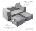 Milliard Kids Couch – Modułowa Sofa dla Dzieci (Szara) Milliard Kids Couch – Modułowa Sofa dla Dzieci (Szara)