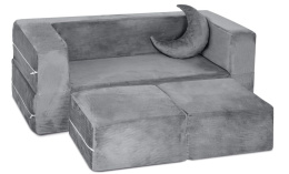 Milliard Kids Couch – Modułowa Sofa dla Dzieci (Szara)