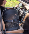 Pet Gear No-Zip View 360 – transporter i fotelik samochodowy dla małych psów i kotów