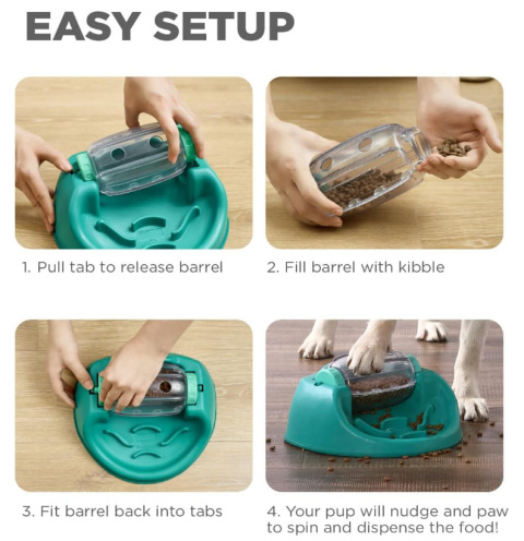 Nina Ottosson by Outward Hound Spin N' Eat – Interaktywna Miska i Zabawka Nina Ottosson by Outward Hound Spin N' Eat – Interaktywna Miska i Zabawka