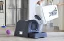 Curver Petlife Kuweta dla Kota – Zamykana Kuweta z Filtracją, Czarna, 50,3 x 40,7 x 37,3 cm