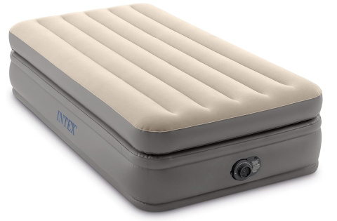Intex 64162ND Materac Dura-Beam Prime Comfort Singolo z wbudowaną pompką Intex 64162ND Materac Dura-Beam Prime Comfort Singolo z wbudowaną pompką