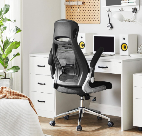 SONGMICS Krzesło biurowe OBN86BK – ergonomiczne SONGMICS Krzesło biurowe OBN86BK – ergonomiczne