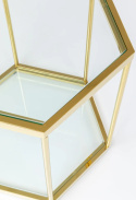 Stolik kawowy Comb 55x55 cm złoty – Kare Design