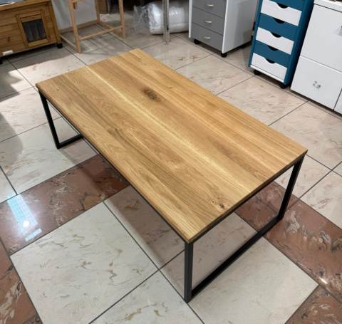 Stolik kawowy z dzikiego dębu 110 x 60 cm oak Stolik kawowy z dzikiego dębu 110 x 60 cm oak
