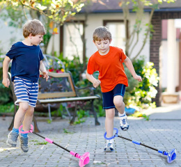 Świecący Hula Hop – Kołek Skip Ball, składana zabawka do skakania