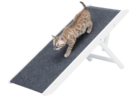 Trixie Rampa dla Zwierząt z Regulacją – 36 × 90 cm, biała, stabilna i antypoślizgowa Trixie Rampa dla Zwierząt z Regulacją – 36 × 90 cm, biała, stabilna i antypoślizgowa