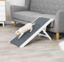 Trixie Rampa dla Zwierząt z Regulacją – 36 × 90 cm, biała, stabilna i antypoślizgowa Trixie Rampa dla Zwierząt z Regulacją – 36 × 90 cm, biała, stabilna i antypoślizgowa