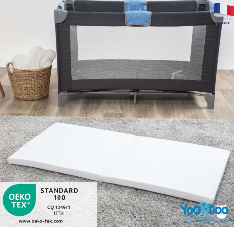 YOOPIDOO – Składany Materac dla Niemowląt 60x120 cm YOOPIDOO – Składany Materac dla Niemowląt 60x120 cm