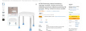ACXIN Aluminiowy taboret prysznicowy z regulacją wysokości ACXIN Aluminiowy taboret prysznicowy z regulacją wysokości