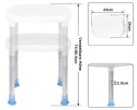 ACXIN Aluminiowy taboret prysznicowy z regulacją wysokości ACXIN Aluminiowy taboret prysznicowy z regulacją wysokości